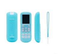 Lapiglo Coque de protection en silicone pour télécommande AC ARH-2201, DB93-1463T, DB93-15882Q, légère et antidérapante avec positionnement précis des trous (bleu clair)