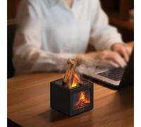 Lapiglo Diffuseur d'arômes USB simulé de feu de camp avec 7 couleurs pour effet de flamme, pour humidificateur d'huiles essentielles, pour la maison, le bureau, la chambre à coucher