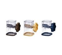 Lapiglo Écrous à purée manuels multifonctionnels, broyeur en noyer efficace avec chambre transparente, broyeur alimentaire manuel à piles, jaune