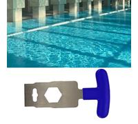Lapiglo Extracteur de bouchon de retour de piscine en acier inoxydable avec poignée, pour extraction de globe oculaire robuste SP1419A-SP1419E