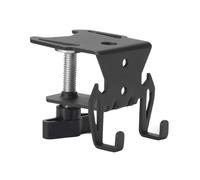 Lapiglo Gaz de camping en fer pour support de réservoir avec décapsuleur, pour crochet de serrage F, convient pour une épaisseur de table °2,5 cm, pour rangement compact d'équipement extérieur
