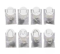Lapiglo Kit de 800 agrafes de soudage en plastique, 8 types pour clous chauds en acier inoxydable, outils de réparation de pare-chocs de voiture