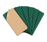 Lapiglo Kit de réparation pour bâche de piscine avec 6 patchs verts, 20 x 10 cm pour ruban adhésif en polypropylène et couvertures de sécurité solides, solution de fixation rapide à déchirer