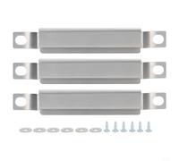 Lapiglo Lot de 4 cache-brûleurs en acier inoxydable Hunter Trooper Saracen Sapphire pour Saturn pour barbecue uniflame (XH00417)