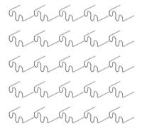 Lapiglo Lot de 500 agrafes ondulées pour réparation de plastique, soudure 0,6 mm/0,8 mm, recharges d'agrafes à chaud en acier pour pare-chocs et kit de fixation en tôle (clous de soudage STYPE 0,8 mm)