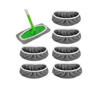 Lapiglo Lot de 6 serpillères non tissées pour Swiffer, recharges réutilisables et lavables pour balayage humide et sec, chiffon de nettoyage pour la maison (A)