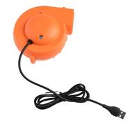Lapiglo Mini souffleur d'air électrique gonflable, costumes et jouets, alimenté par USB, ventilateur portable 3 W, pompe haute vitesse 5,58 m/s, mode gaz, pour ABS orange