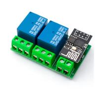 Lapiglo Module de relais WiFi 10 A pour ESP8266-01S Télécommande compatible avec les projets de bricolage