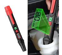 Lapiglo Pour testeur d'huile de frein, détecteur d'humidité de liquide électronique DOT3/DOT4/DOT5.1, affichage LCD avec alarme rouge/verte, poignée ergonomique en ABS pour réparation automobile