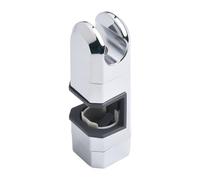 Lapiglo Support de pommeau de douche réglable chromé pivotant pour tubes de 18 à 25 mm
