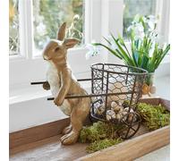 Lapin de Pâques Tadino marron H/L/P env. 26/12.5/25 cm