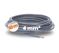Lapp 10m H07V-K 4 mm² Gris - Câble de Câblage Flexible en Cuivre PVC