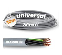 Lapp 10m Ölflex Classic 110 Câble de Commande PVC 7x1 mm² - Gaine Grise 7G1