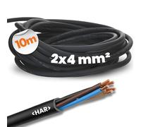 Lapp 1600186 H07RN-F 2x4 mm2 Câble en Caoutchouc Flexible pour l'Extérieur