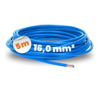 Lapp 4520026 H07V-K 16,0 mm² Fil de Câblage Flexible - Toron Bleu | Conducteur en cuivre nu classe 5 pour pose en conduit, armoire de distribution et circuit interne, gaine PVC robuste