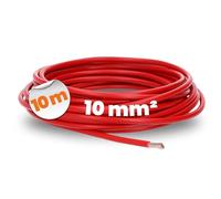Lapp 4520045 H07V-K 10 mm² Câble de Câblage Rouge - Fil Simple Flexible | Fil simple en cuivre nu de classe 5, toron 10 mm², pour armoires électriques, luminaires et systèmes de distribution