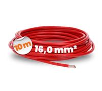 Lapp 4520046 H07V-K 16 mm² Câble Unique en PVC Rouge, Fil de Cuivre, 10 m