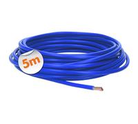 Lapp 4520145 H07V-K 10 mm² - Câble de Câblage Flexible 5 m - Toron Fil | Monofil pour armoire de commande et installations fixes. Câblage fin en cuivre nu classe 5, conforme norme HAR, 1000 V.