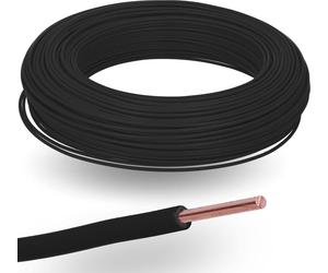 Lapp 4527011X Fil PVC monoconducteur H07V-U 1,5 mm² noir 350 m rigide