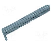 Câble spiralé LappKabel ÖLFLEX® SPIRAL 400 P 1000 mm / 3000 mm 3 x 0.75 mm² Gris 70002629 1 pc (70002629)