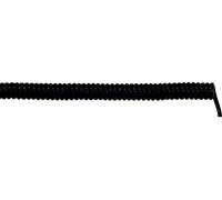 LAPP 73220262 Spiralkabel UNITRONIC® SPIRAL 300 mm / 1200 mm 6 x 0.25 mm² Schwarz 1 St. (73220262)