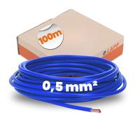 Fil de câblage H05V-K LAPP 4510141 1 x 0.50 mm² bleu foncé 100 m