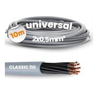 Lapp MOBILITY Câble de Commande PVC 2x0,5 mm² - Câble Gainé 2 Fils 10 m