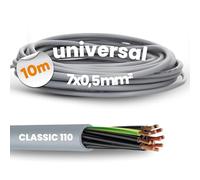 Lapp Ölflex Classic 110 7G0,5 mm² Câble de Commande PVC, 7 Fils, 10m