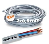 Lapp Olflex Classic 100 Câble de Commande 2 x 0,5 mm² - Gaine PVC Grise
