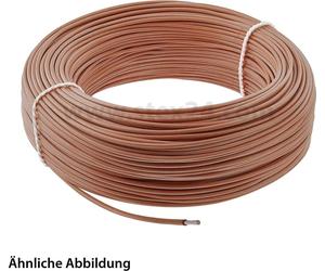 LAPP SiF 1X1,5 mm² BN (marron) Conducteur unique en silicone marron AD 2,8 mm Conditionnement 100,0 mètres Tension nominale Uo/U 300 V/500 V - 1 pièce
