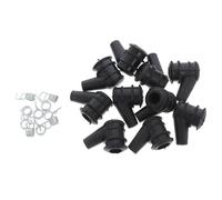 LAPYAPPE 10 Pièces Capuchon de Bougie Haute Pression pour Tronçonneuse, | Ressort Intégré et Circlip, Compact et Léger, pour Allumage Rapide en Extérieur et Bûcheronnage