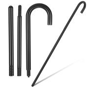 LAPYAPPE 2 Béquille Plastique Décorative Noire de Ensembles en Magicien | Prop de Performance, Détachable et Stable, pour Scènes Hantées, Fonds de Scène, Adolescents
