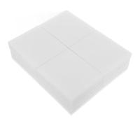 LAPYAPPE 20 Pièces Éponge de Ponçage Blanche Double-face en Mousse pour Meubles et Bois, Ponçage Humide et Sec, pour Projets DIY et Usage Professionnel