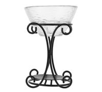 LAPYAPPE Brûleur D'arômes pour Aromathérapie et Relaxation Verre en Fer Élégant Diffuseur D'huile Essentiel pour Sauna et Étude