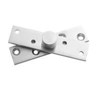 LAPYAPPE Charnière Pivotante Pivot Haut Bas 360 Degrés pour Porte Intérieure en Acier Inoxydable Argenté Facile à Installer et Plus Sûre pour Portes à Cadre Aluminium