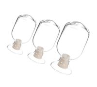 LAPYAPPE Couvercle pour Allumettes Léger Capacité 125ml à 250ml Bocaux en Verre Porte-allumettes Décoratif Lot de 3 et Multifonction pour Usage Domestique