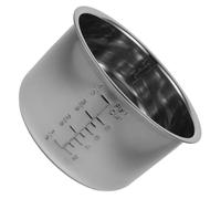 LAPYAPPE Cuve Intérieure Revêtement Antiadhésif Épais en Acier Inoxydable 4l Design Multifonction Échelle pour Cuiseur à Riz Remplacement Cuisine