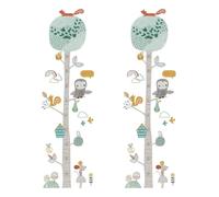 LAPYAPPE Décoration Toise sans Étanche Résidu Pvc Filles et Autocollante Animaux Jungle Murale Unique pour Chambre D'garçon pour Nurserie et Maison