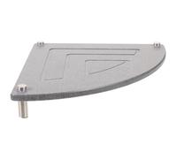 LAPYAPPE Égouttoir à Évier d'angle en Diatomée Ventilé et Réutilisable, Étagère de Lavabo Pratique Cuisine et Salle de Bain, Support Éponge Solide