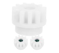 LAPYAPPE Kit de Réparation 3pcs pour Vadrouille Rotation Fluide en Plastique Blanc, Remplacement Système D'engrenage pour Seau à Serpillière