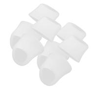 LAPYAPPE Manchons de Bec de Théière Protection Anti-poussière et Anti-goutte 8 Pièces en Silicone Blanc 8 Pièces Manchons de Bec de Théière en Silicone Blanc, Protection Anti-poussière et