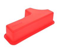 LAPYAPPE Moule à Gâteau Silicone Rouge pour Pâtisserie et Chocolat, Moule Rigide pour Usage Domestique et Cuisson Créative