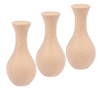LAPYAPPE Moules à Vase Modèle Simple et Créatif en Bois pour Argile Lot de 3 Facile à Utiliser pour Décoration Maison et Bureau