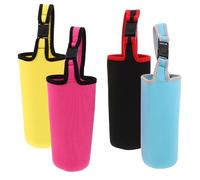LAPYAPPE Pochette Porte-gobelet 4 pièces en néoprène 30 Oz avec poignée réglable, Porte-Bouteille Portable pour Bouteille d'eau, pour Gym et Outdoor