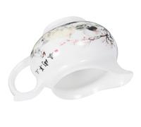 LAPYAPPE Saucière en Céramique Porcelaine avec Anse Unique, Facile à Nettoyer, Récipient à Sauce pour Service de Restauration et Hôtel