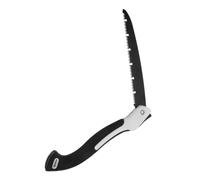 LAPYAPPE Scie D'élagage Pliable Scie Pliante pour Jardinage et Menuiserie, pour Arbres et Branches, Acier Noir, Poignée Antidérapante, 53cm, Résistante à L'eau la Rouille