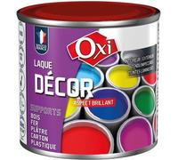 Oxi - Laque décor 60 ml - Aspect brillant - Rouge Rubis