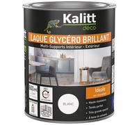 Laque glycéro Brillante Multi-supports 0.5 L - Blanc