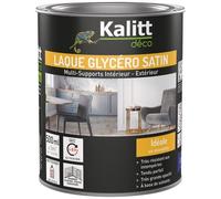 Laque glycéro Satin Multi-supports 0.5 L - Blanc Crème