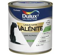Laque satin - DULUX VALENTINE - 0.5 L - Intérieur/extérieur - Base blanche - Glycérophtalique